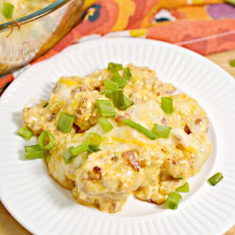 Buffalo Chicken Bacon Ranch Casserole