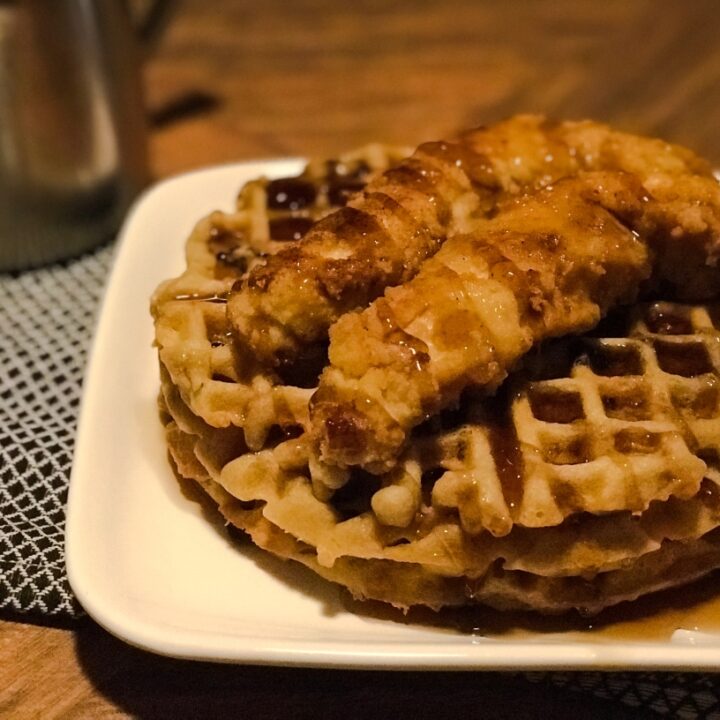 Low Carb Chicken and Waffles