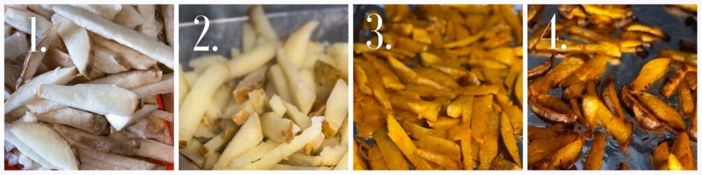 how to make seasoned jicama fries step by step