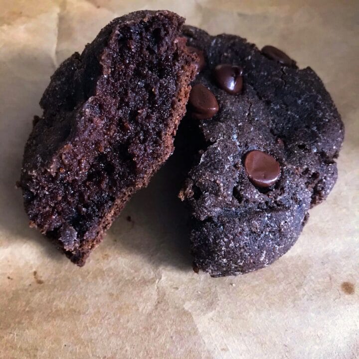 Low Carb Double Chocolate Fudge Cookies