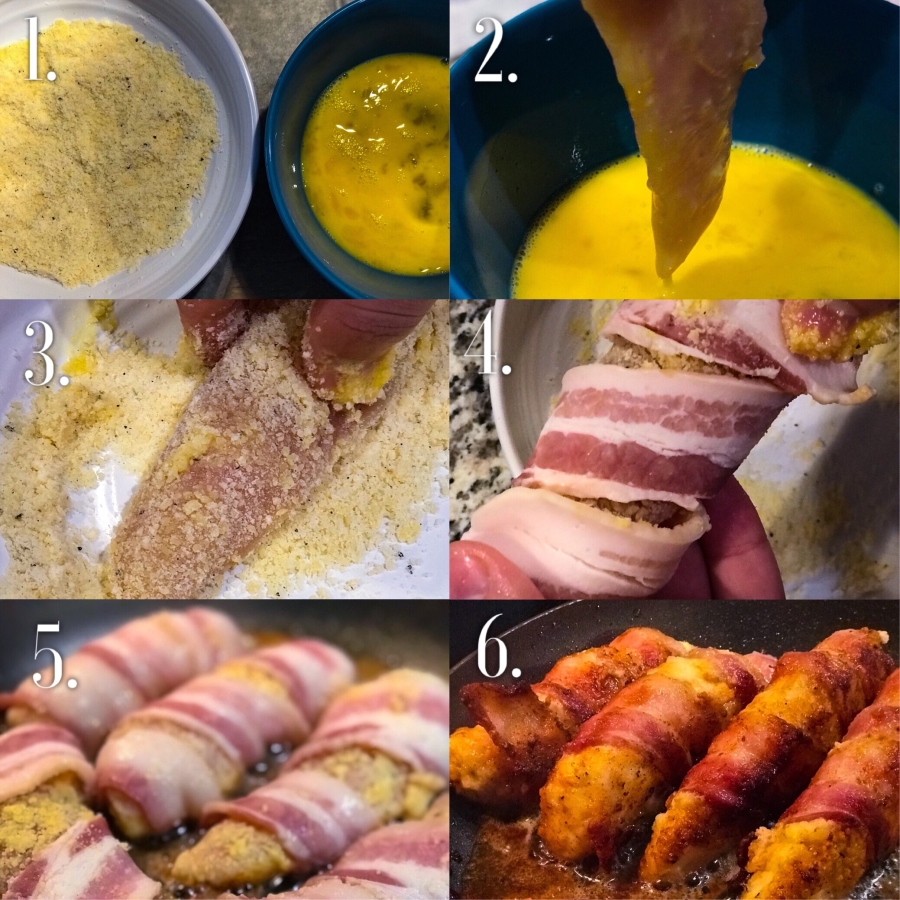 step by step how to make parmesan crusted chicken