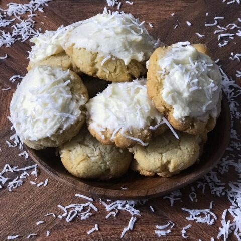 Chewy Keto Coconut Cookies