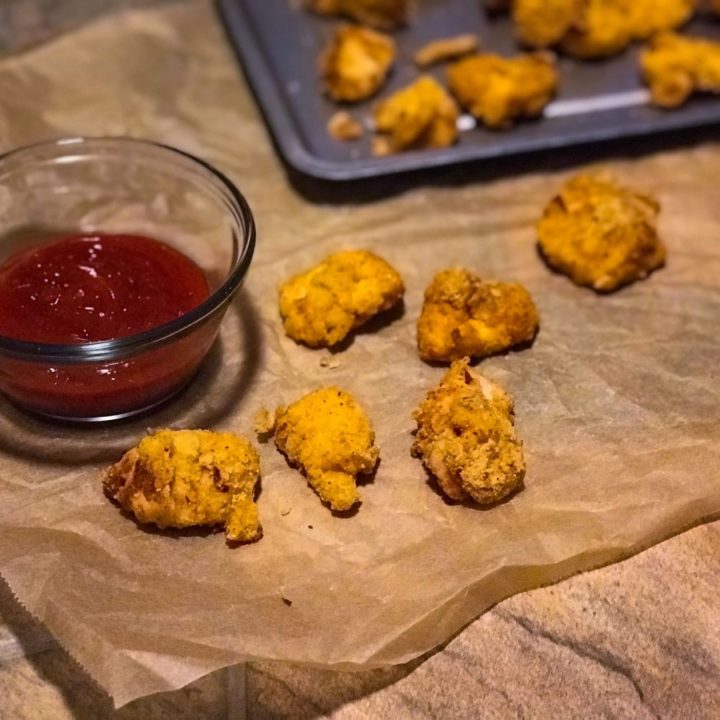 Low Carb Spicy Popcorn Chicken Bites