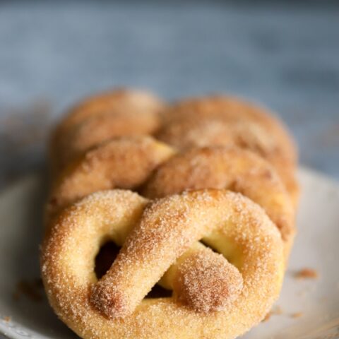Keto Cinnamon Pretzels - Fat Head Dough