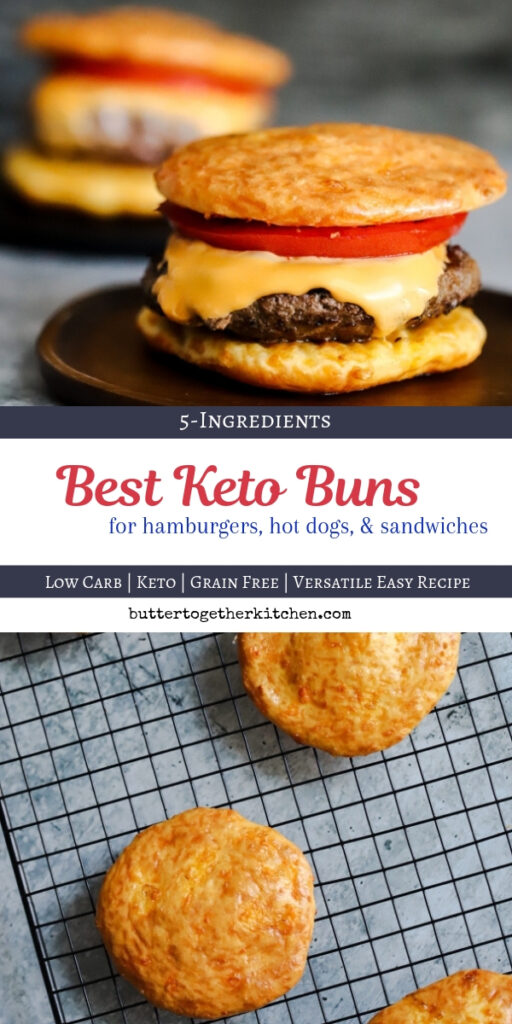 The Best Keto Buns - Shape your buns the way you want for burgers, hot dogs, and tacos. Keto Buns that actually taste good! #ketobuns #ketobread #ketobun #ketorecipe #lowcarbbread #lowcarbbuns | buttertogetherkitchen.com