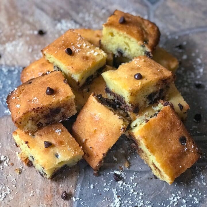 Keto Chocolate Chip Cake | Gluten Free