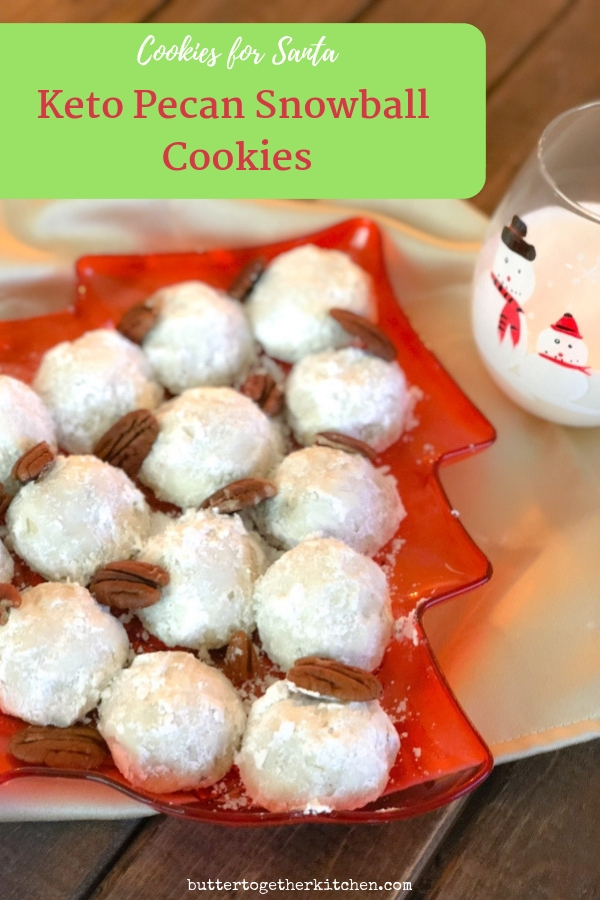 Keto Pecan Snowball Cookies Butter Together Kitchen