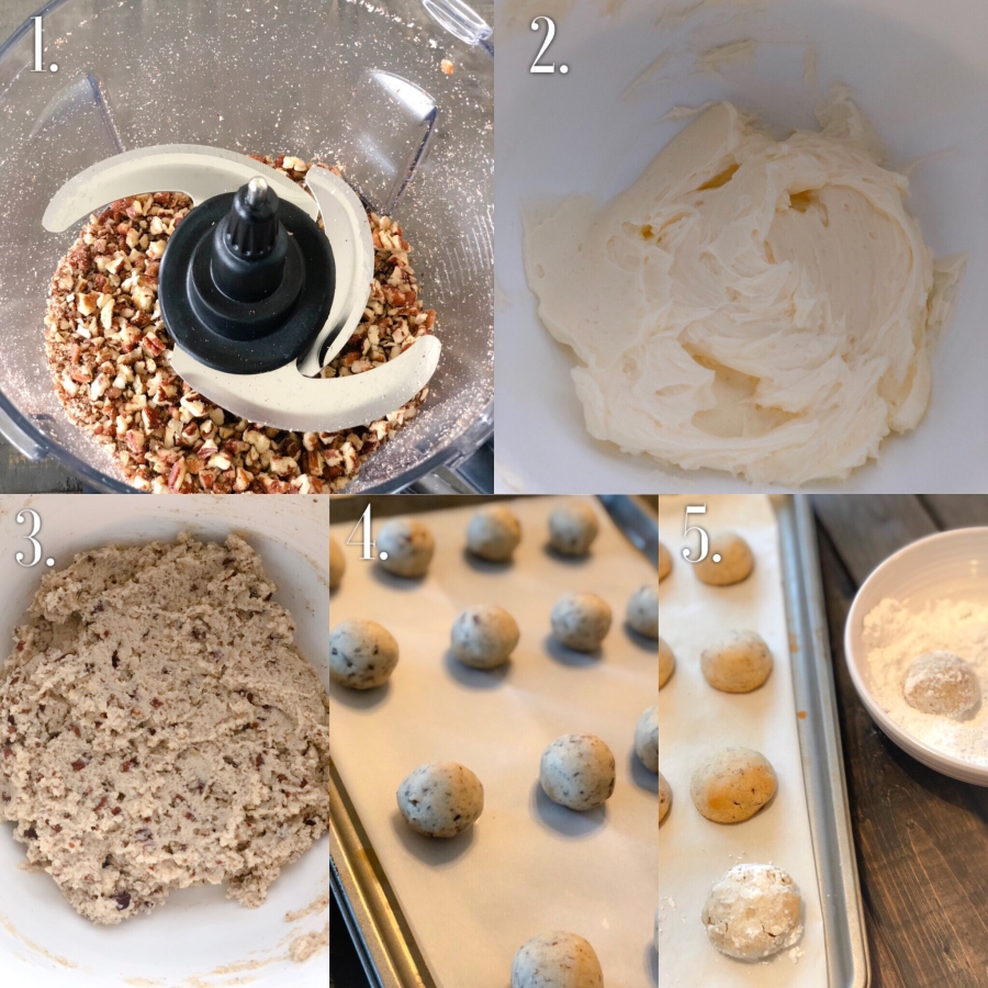 Keto Pecan Snowball Cookies Butter Together Kitchen