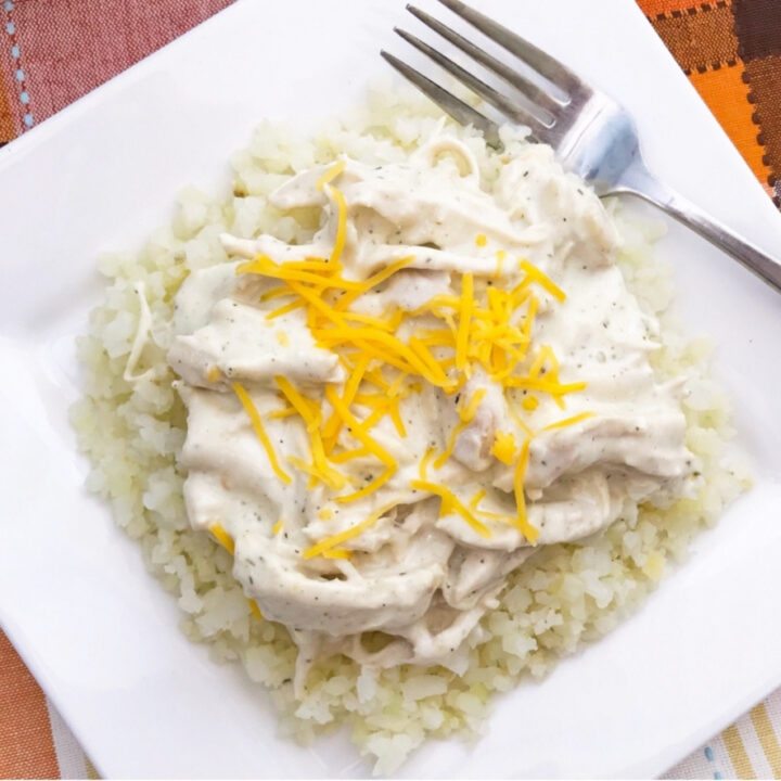 Quick Instant Pot Keto Cheesy Ranch Chicken