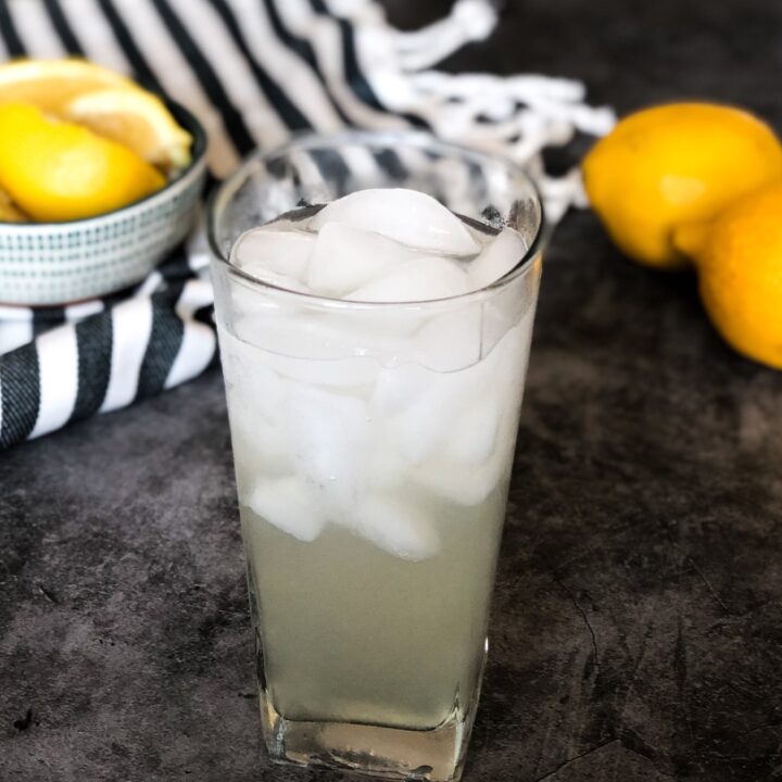 Sugar-Free Keto Lemonade | Single Glass Recipe