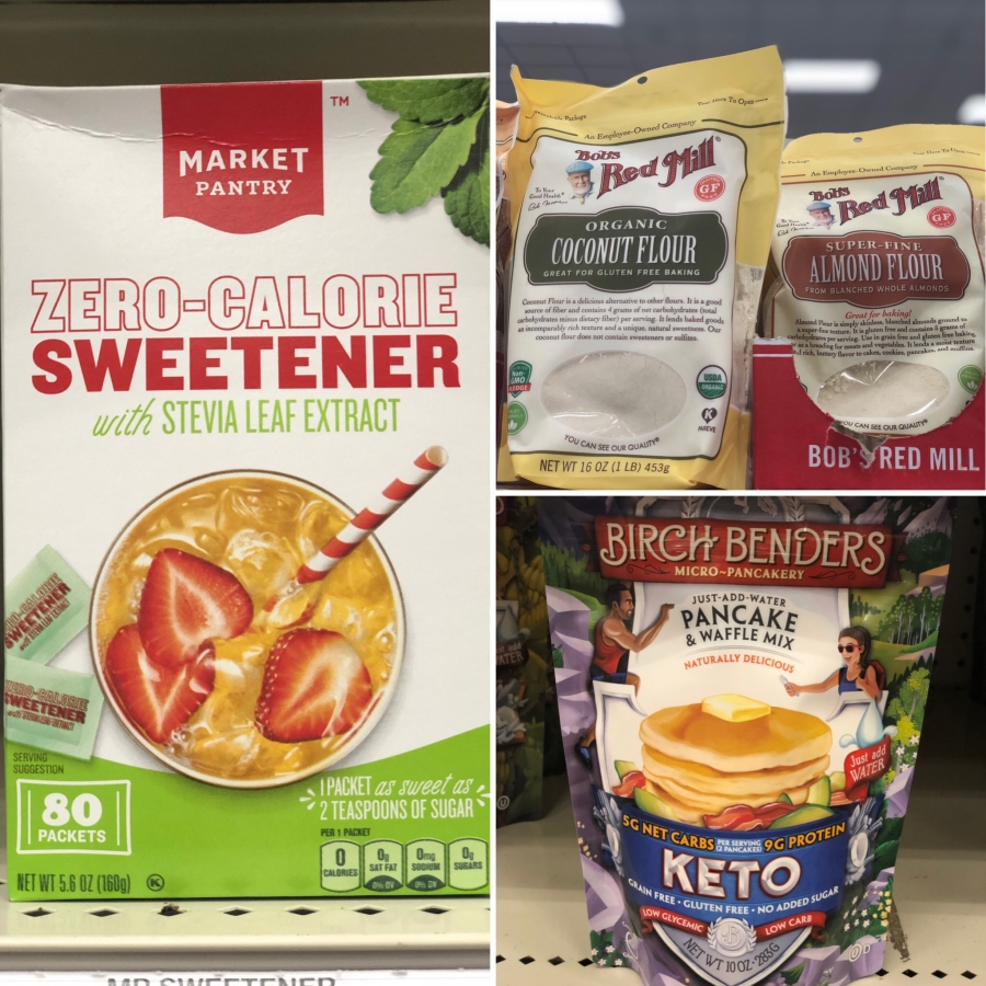 keto target flour and baking goods options