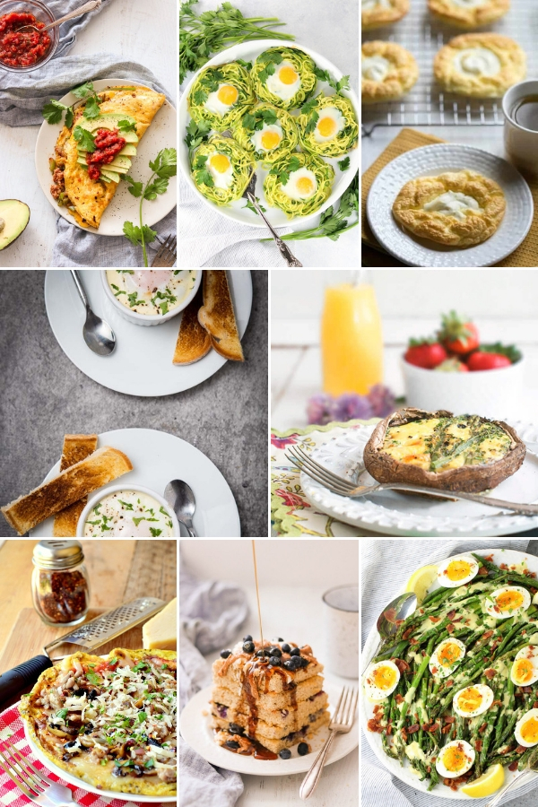 8 photo of collage of different brunch recipes