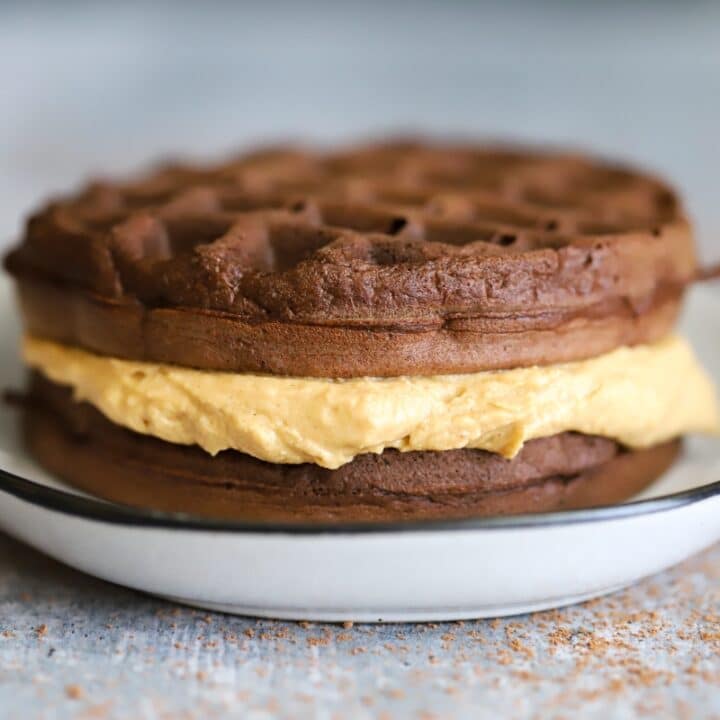 Keto Peanut Butter Cup Chaffle