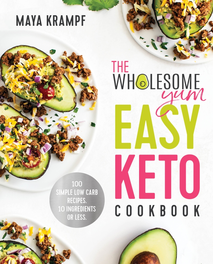 the wholesome yum easy keto cookbook cover