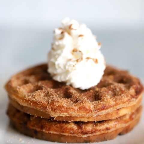 Keto Snickerdoodle Chaffle