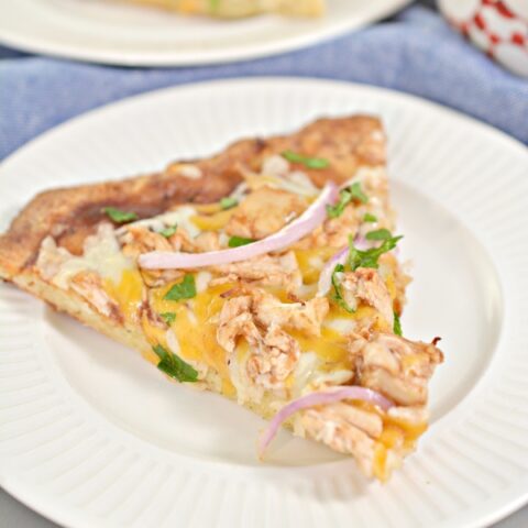 Keto BBQ Chicken Pizza