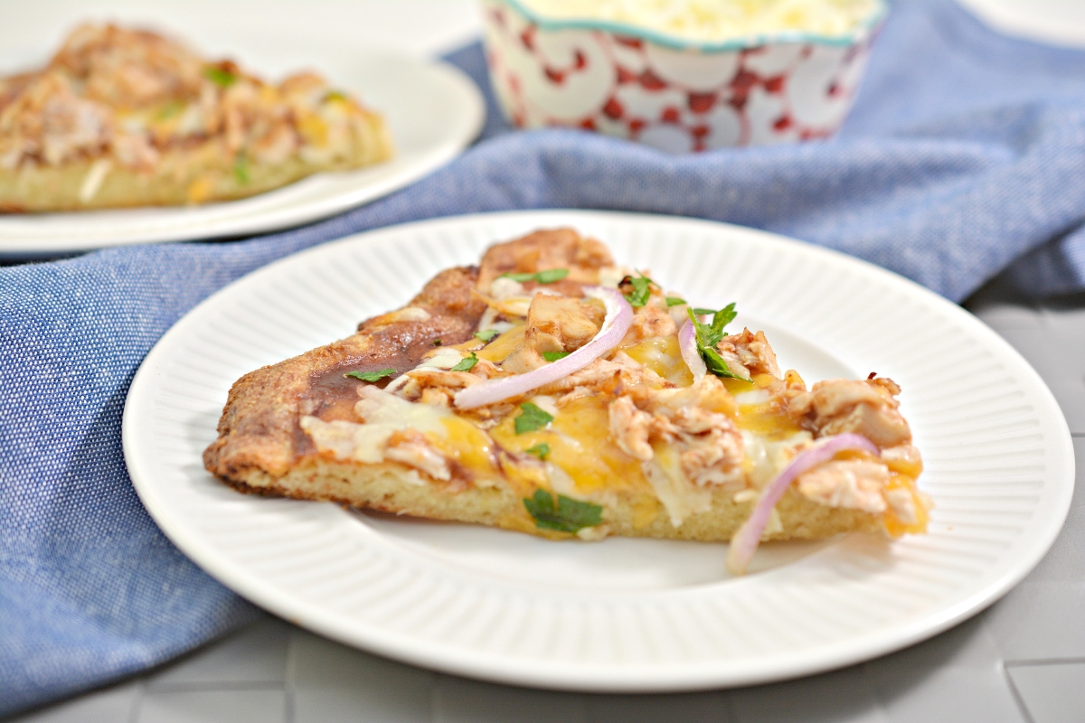 Tasty Keto Chicken BBQ Pizza - Butter Together Kitchen