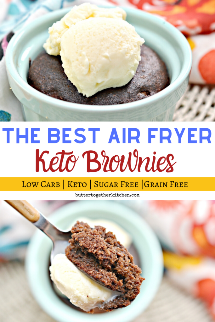 Easy Air Fryer Keto Brownies Butter Together Kitchen