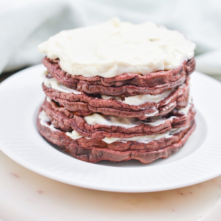 Easy Keto Red Velvet Chaffles