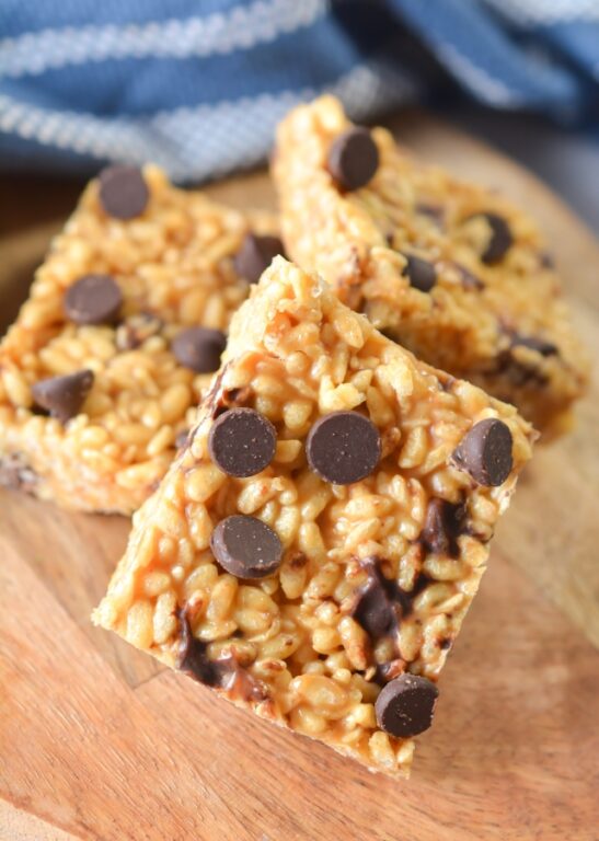 Keto Peanut Butter Rice Krispie Treats Butter Together Kitchen