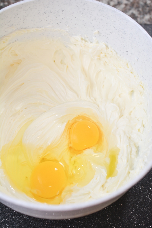 eggs in mixing bowl